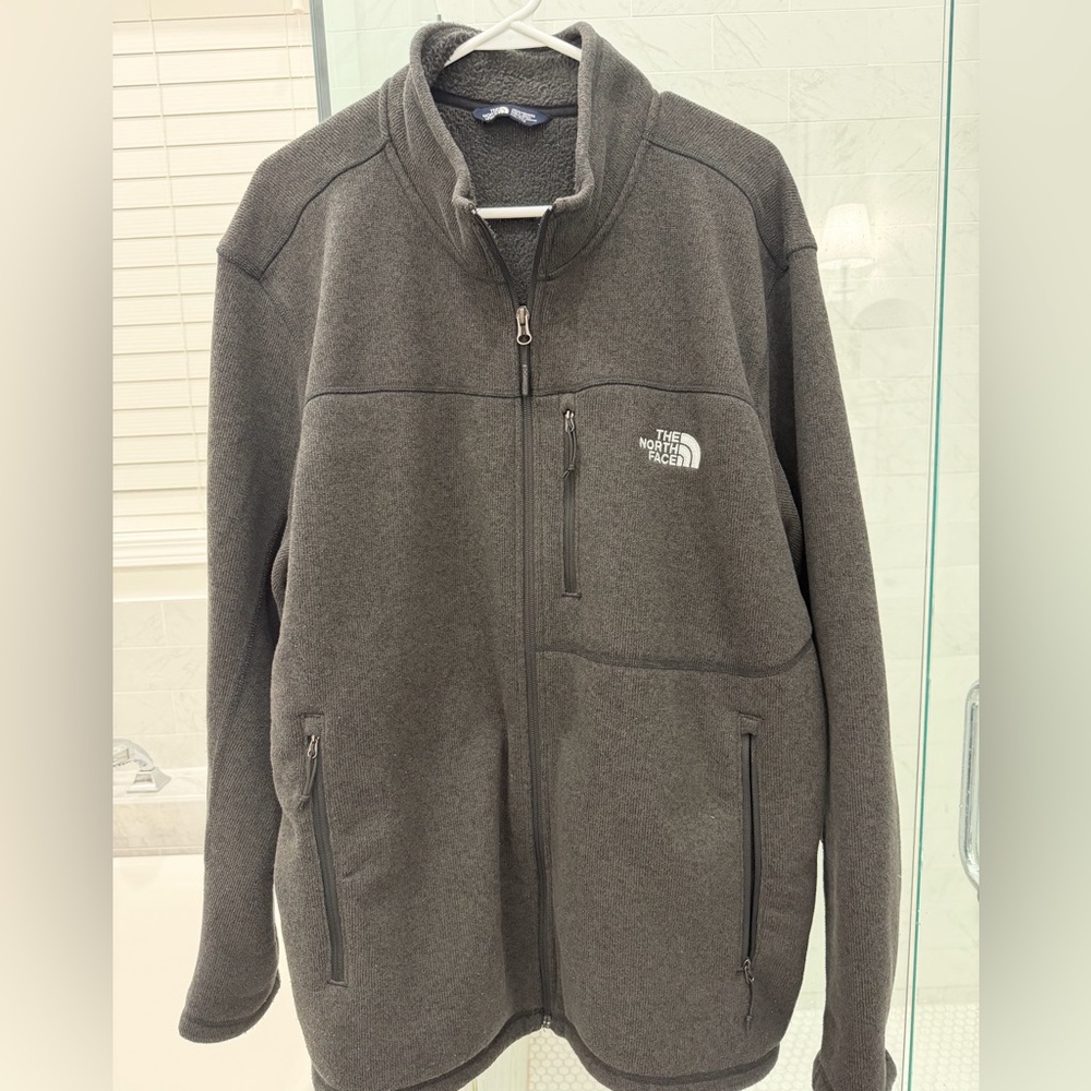 Men’s North Face knit jacket - size XXL